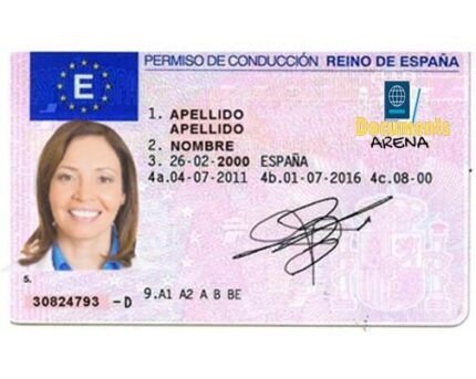 Spanish driving license
